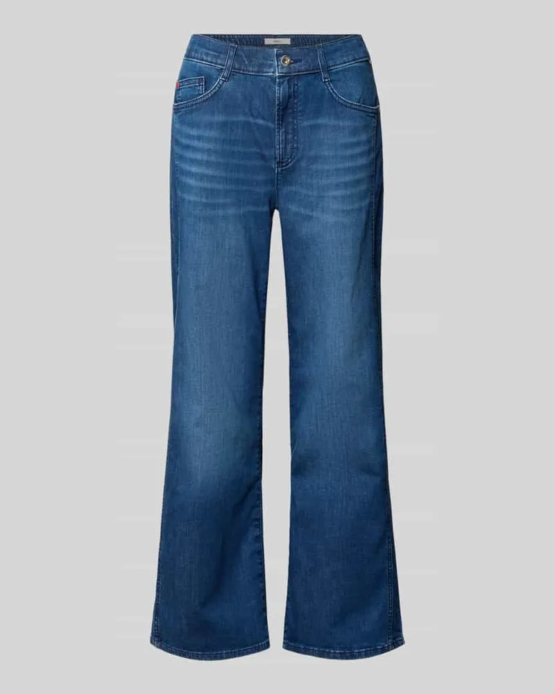 Brax Regular Fit Culotte aus Baumwoll-Mix Blau