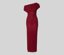 Maxikleid mit Allover-Ziersteinbesatz