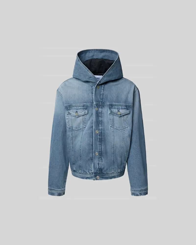 Won Hundred Jacke in Denim-Optik Jeansblau