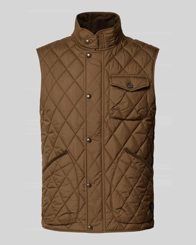 Ralph Lauren Weste mit Stehkragen Beige