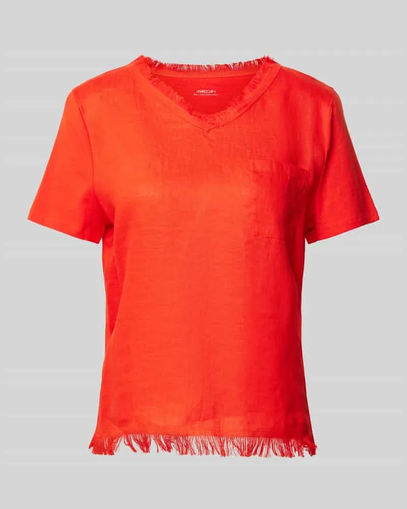 Marc Cain Blusenshirt mit Brusttasche Rot
