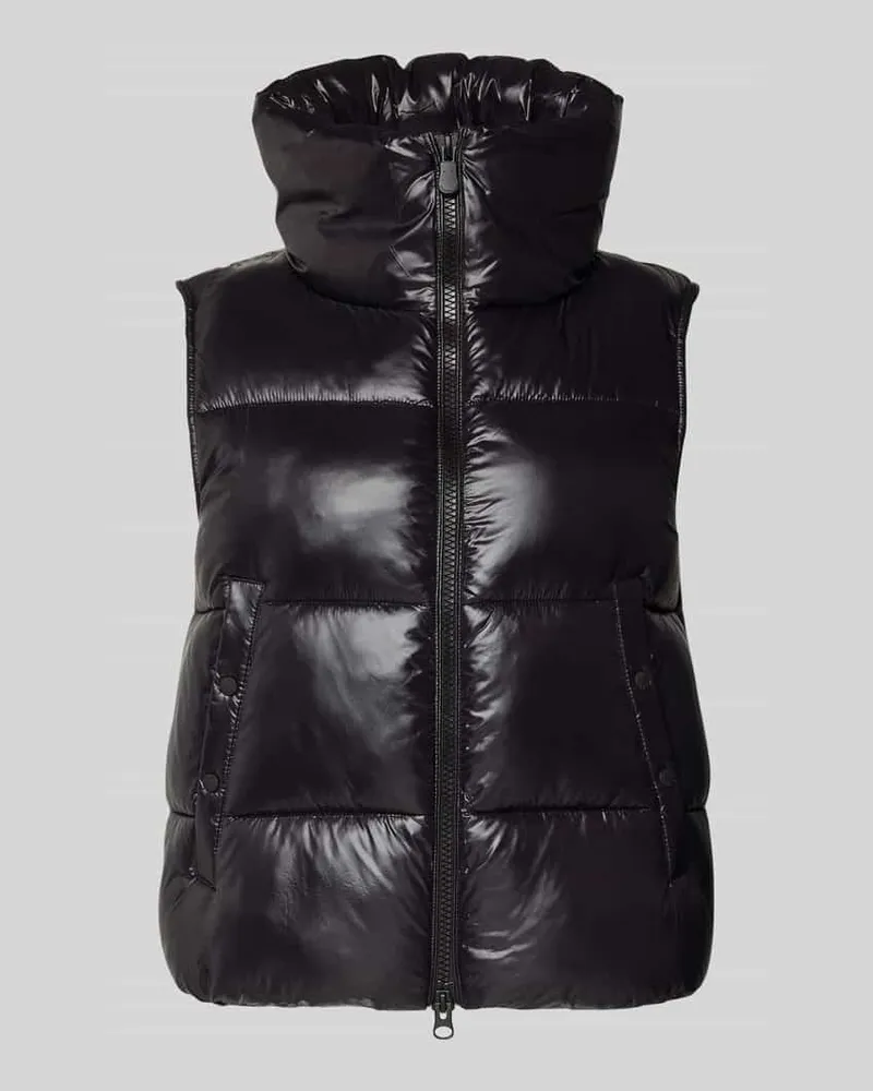 Save The Duck Steppweste mit Stehkragen Modell 'AMA Black