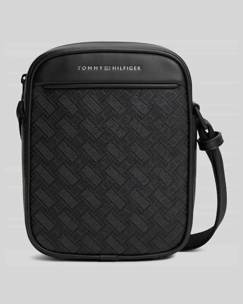 Tommy Hilfiger Umhängetasche mit Label-Schriftzug Modell 'MODERN MONOGRAM MINI Black