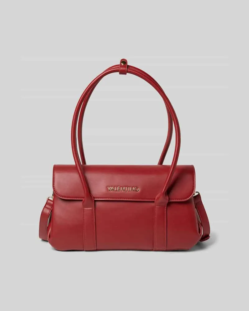 Valentino Bags Handtasche mit Label-Applikation Rot