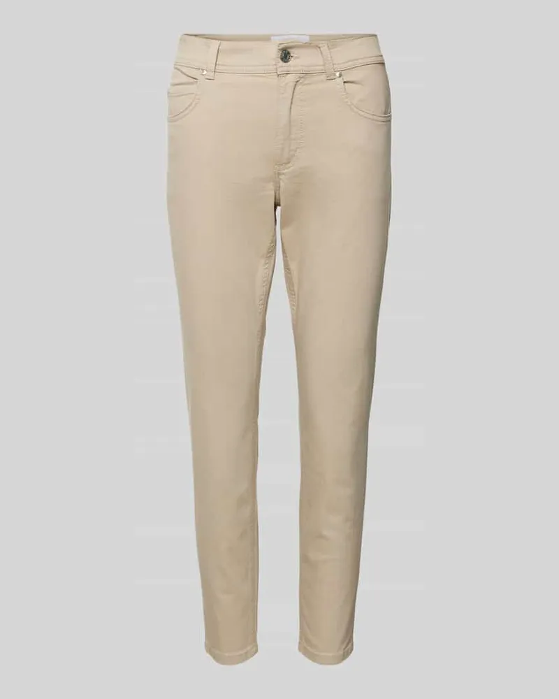 ANGELS  Slim Fit Jeans mit verkürztem Schnitt Modell 'ORNELLA Sand