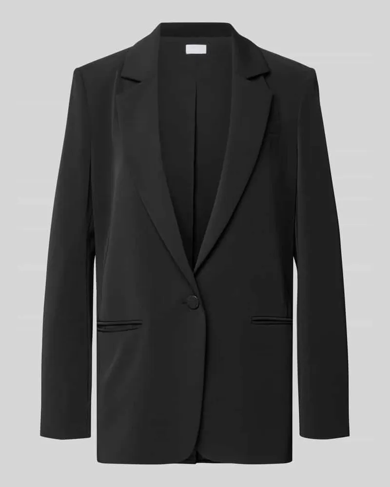 JAKE*S Relaxed Fit Blazer mit Paspeltaschen Black