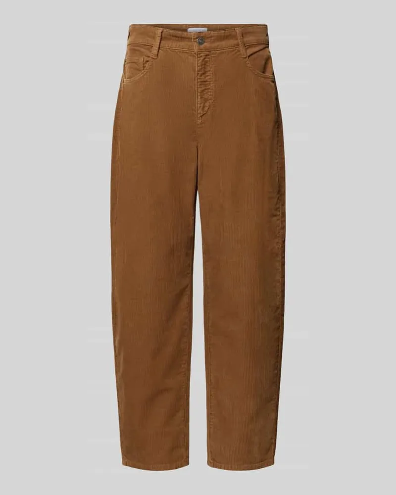MAC Jeans Regular Fit Cordhose aus Baumwoll-Mix Modell 'DANNI 2.3 Cognac
