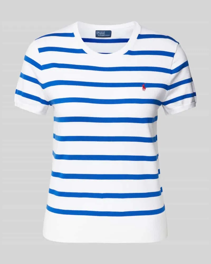 Ralph Lauren Strickshirt mit Logo-Stitching Blau