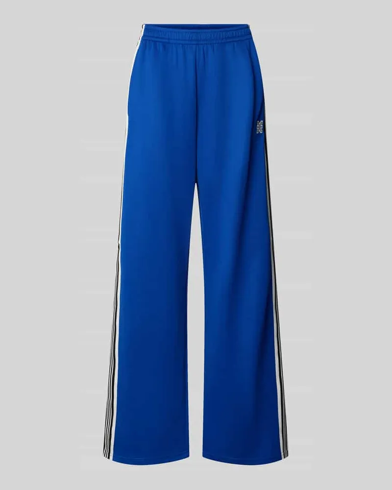 Karo Kauer Jogpants im Retro-Look mit elastischem Bund Royal