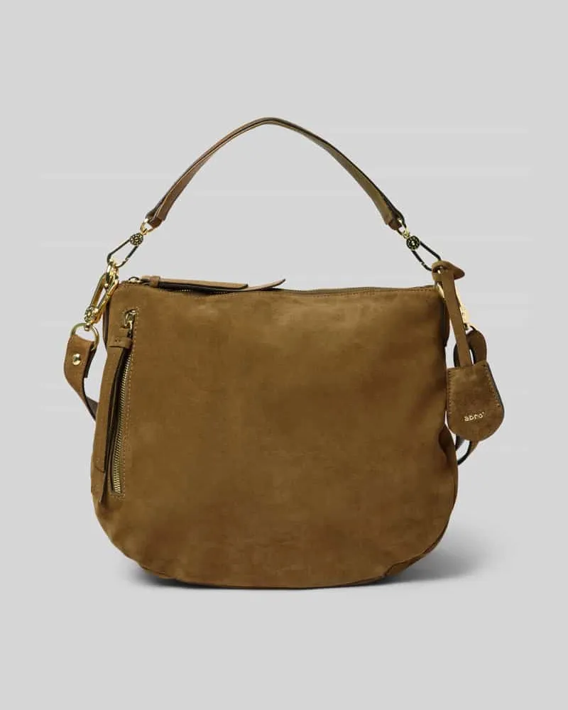 Abro Handtasche aus Leder mit Schulterriemen Modell 'JUNA Camel