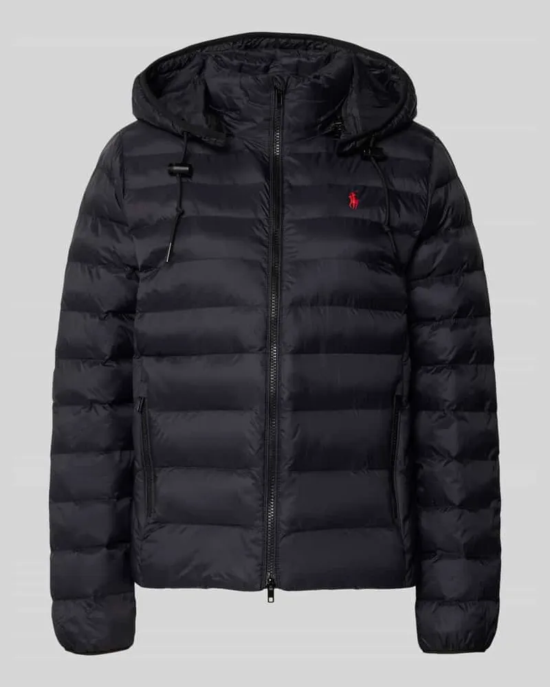 Ralph Lauren Steppjacke mit Label-Stitching Black