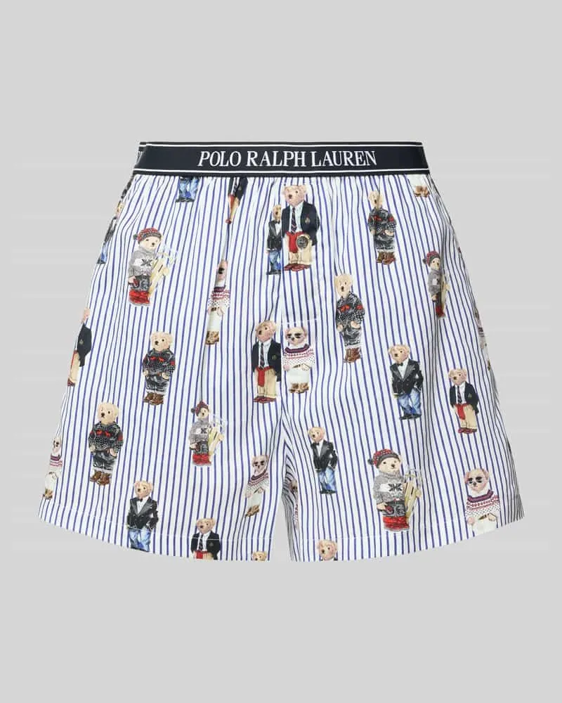 Ralph Lauren Boxershorts mit elastischem Bund Blau