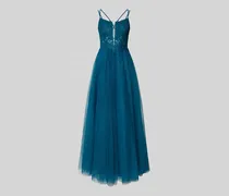 Abendkleid mit Spitze und semitransparenten Details
