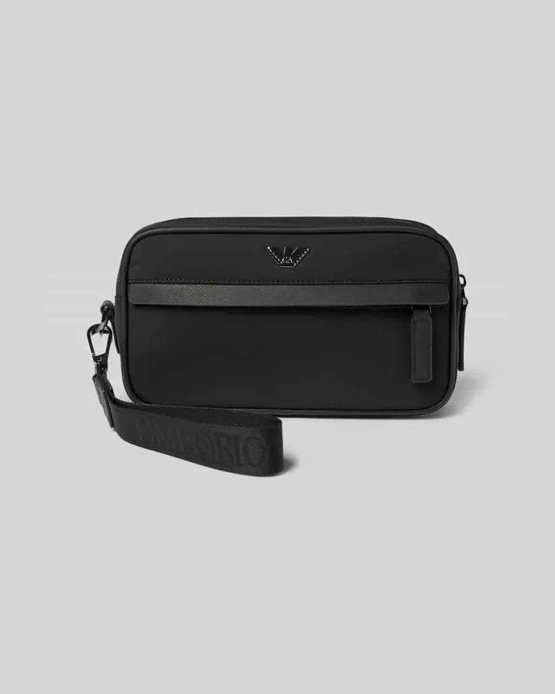 Emporio Armani Handtasche mit abnehmbarer Trageschlaufe Black