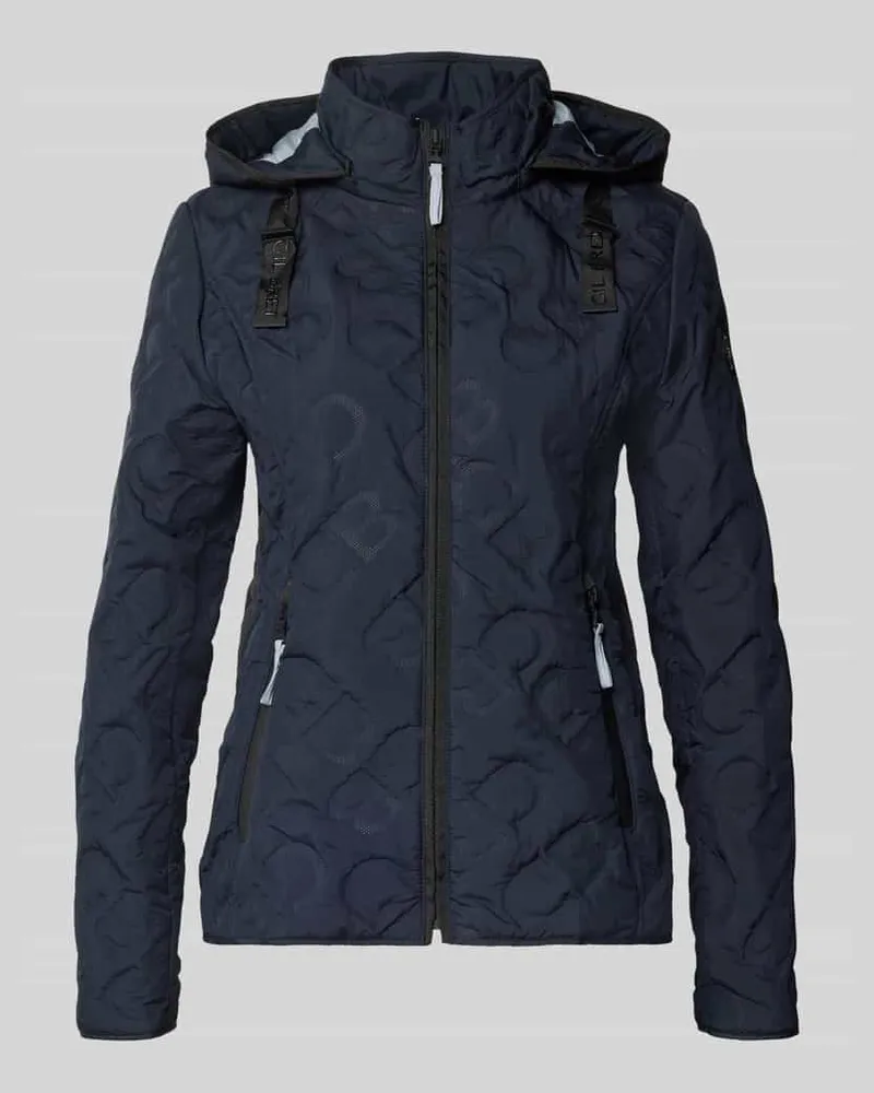 Gil Bret Jacke mit Stehkragen und Reißverschlusstaschen Marine