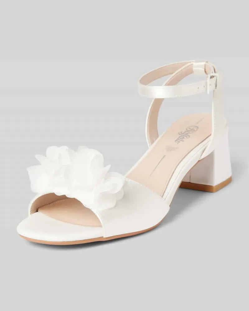 Buffalo Sandalette mit Blockabsatz Modell 'LUCY ROSE Offwhite