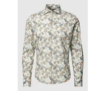 Slim Fit Freizeithemd mit floralem Muster Modell 'Pai-W