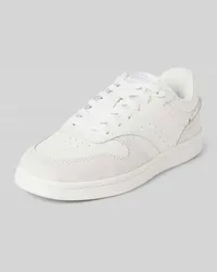 Marc O'Polo Low Top Sneaker mit Wildleder-Details Weiss