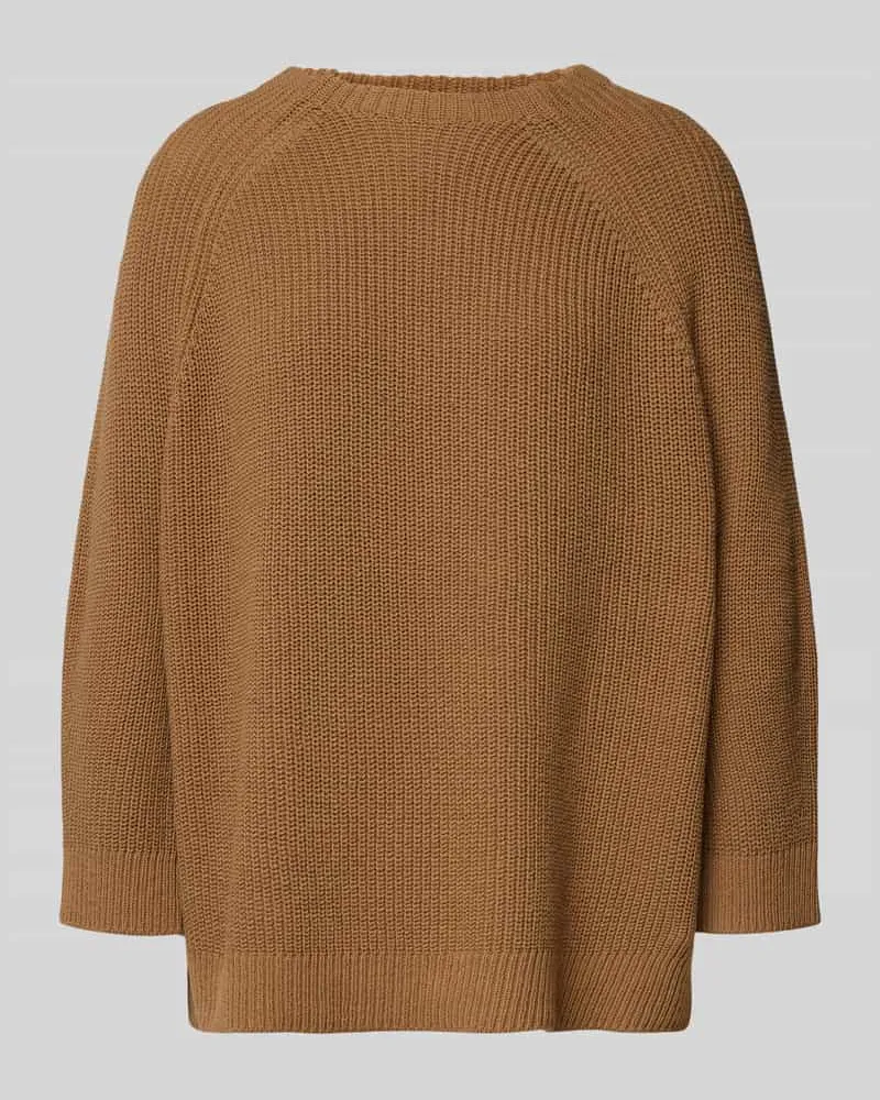Smith & Soul Strickpullover mit Raglanärmeln und Rundhalsausschnitt Beige