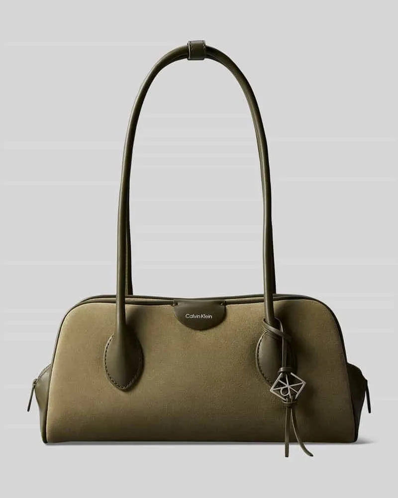 Calvin Klein Henkeltasche mit Label-Detail Oliv