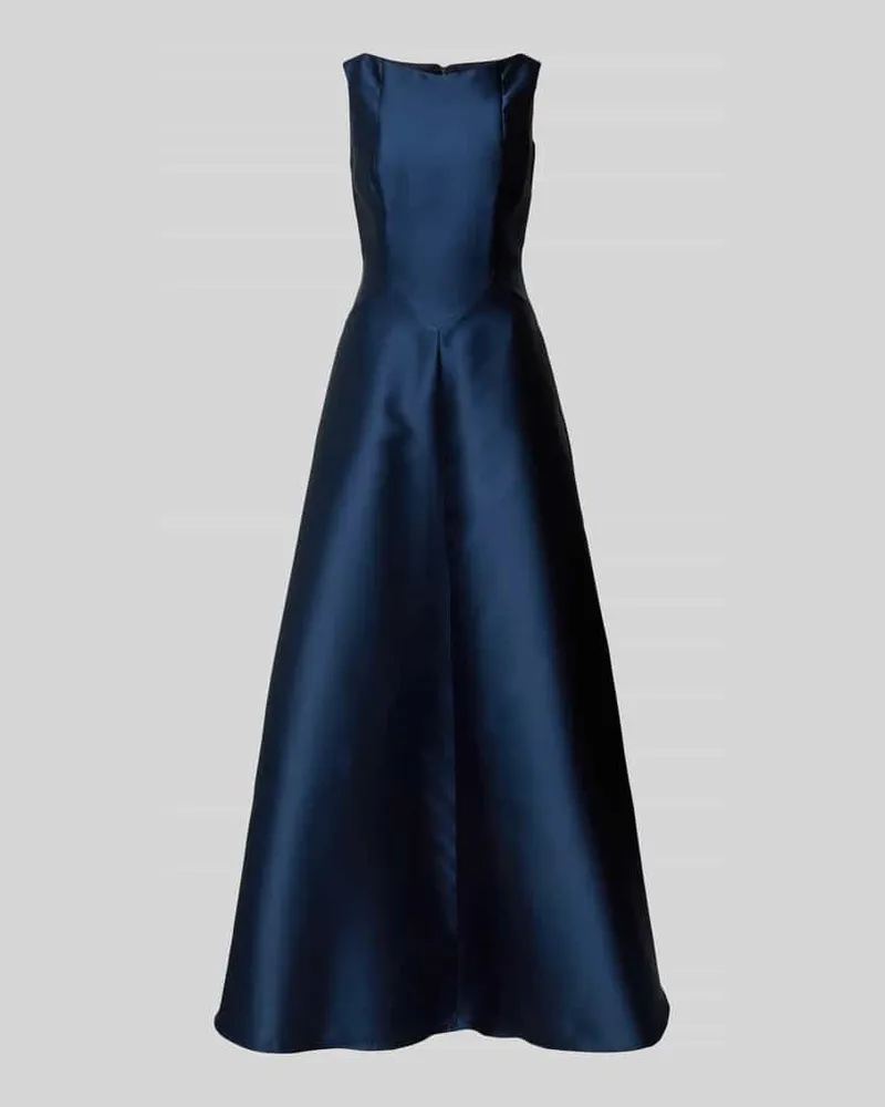 Swing Abendkleid mit Eingrifftaschen Marine