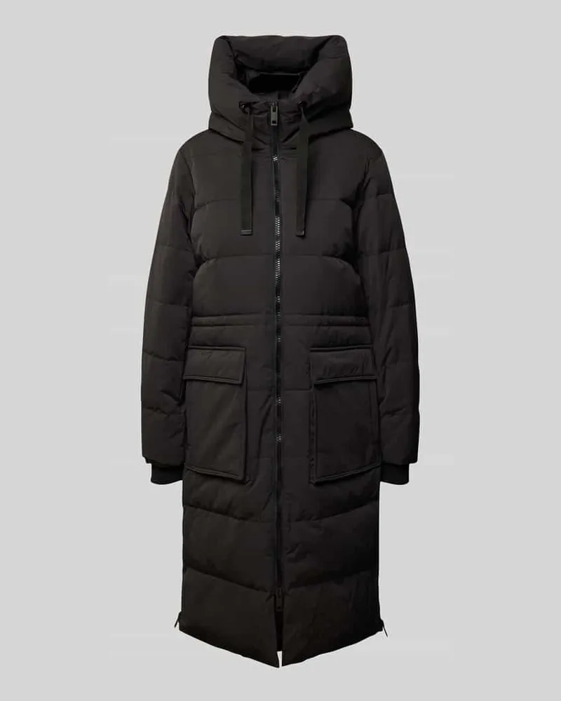 MOSS COPENHAGEN Steppmantel mit Zweiwege-Reißverschluss Modell 'Pavine Black