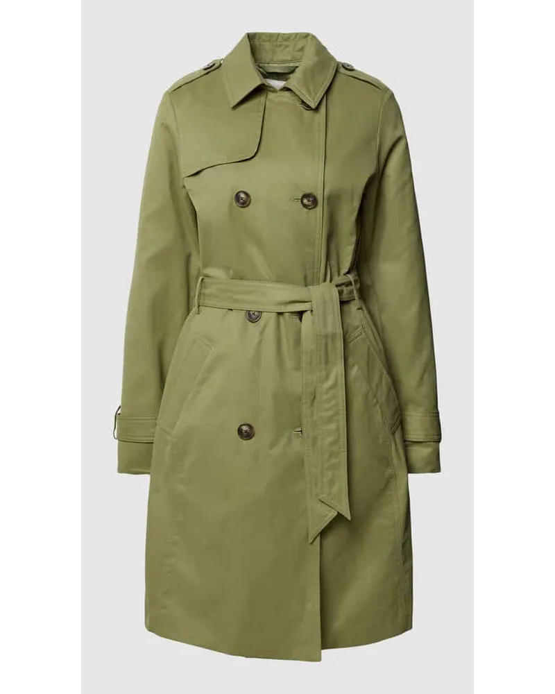 S.Oliver Trenchcoat mit Bindegürtel Schilf