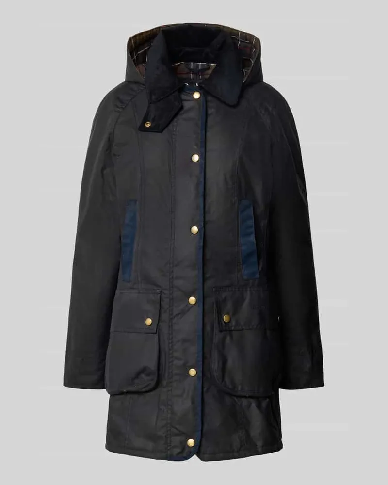 Barbour Regular Fit Wachsjacke mit Pattentaschen Modell 'BOWER WAX Marine
