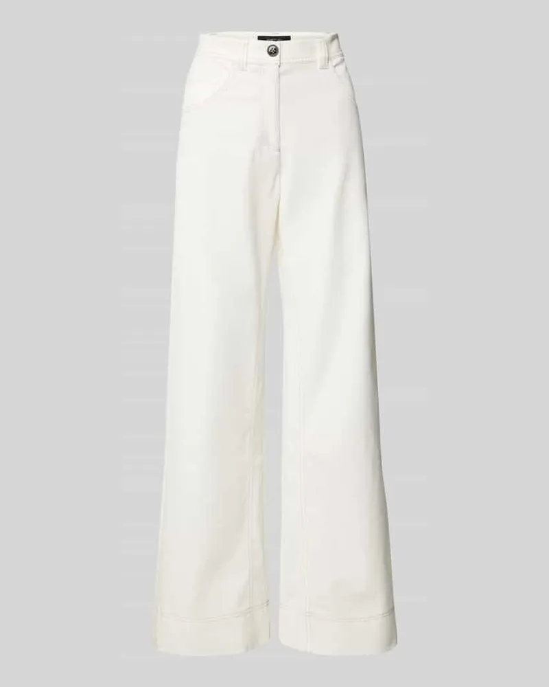 Marc Cain Jeans mit 5-Pocket-Design Offwhite