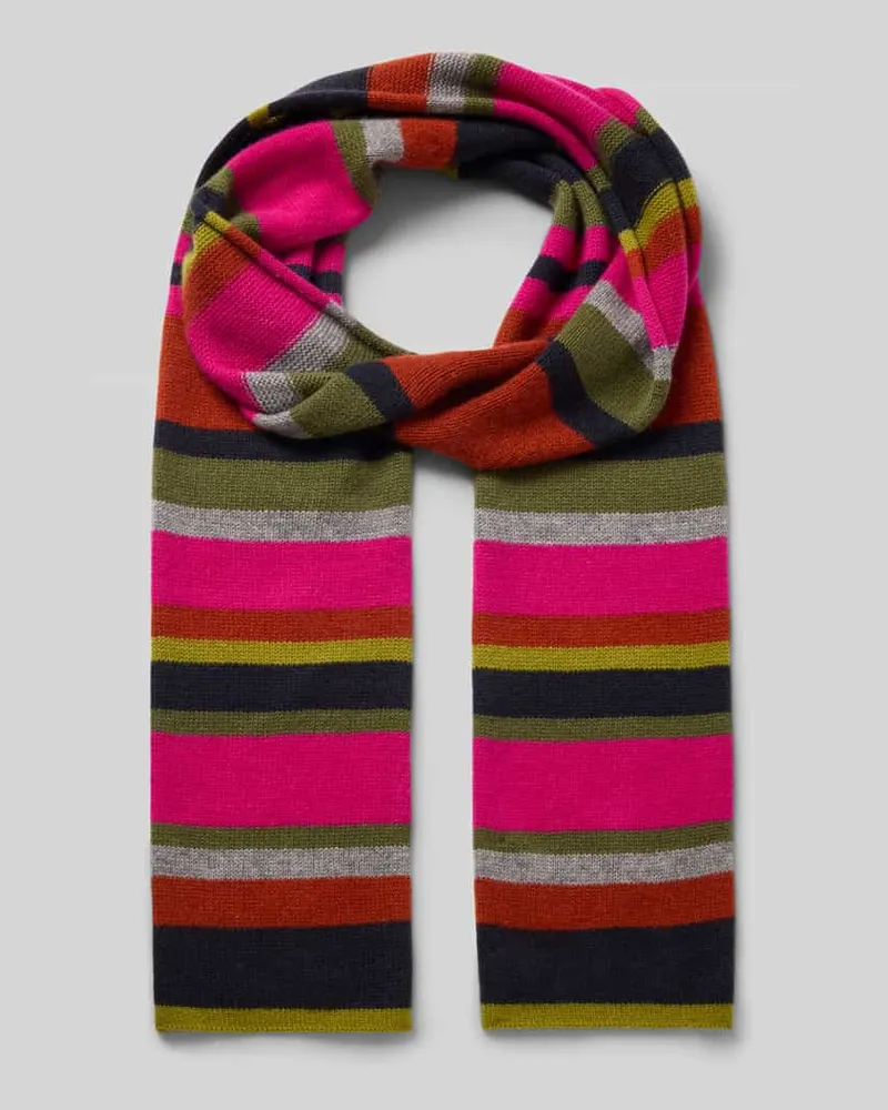 Christian Berg Schal in rechteckiger Form Pink