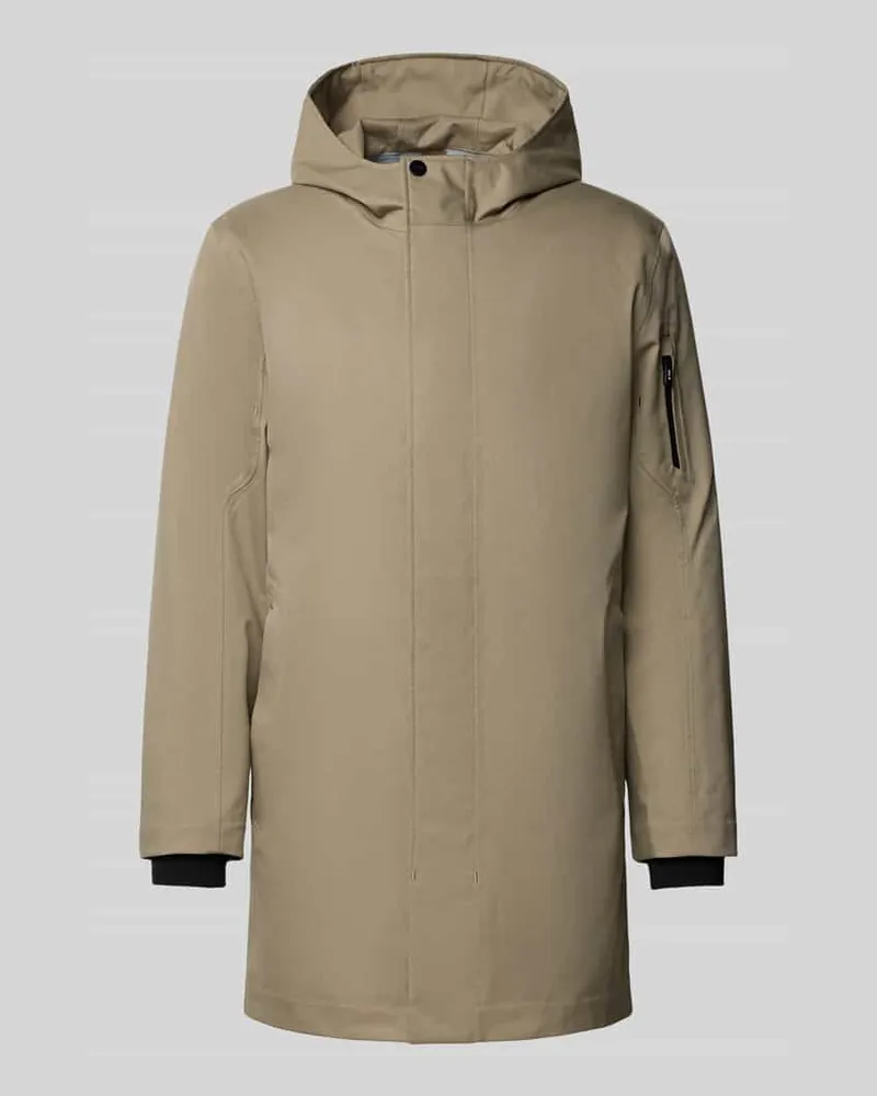 G-Lab Jacke mit verdecktem Reißverschluss Modell 'Globe Evo Hellgrau