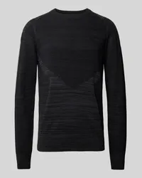 G-STAR RAW Strickpullover mit Strukturmuster Black