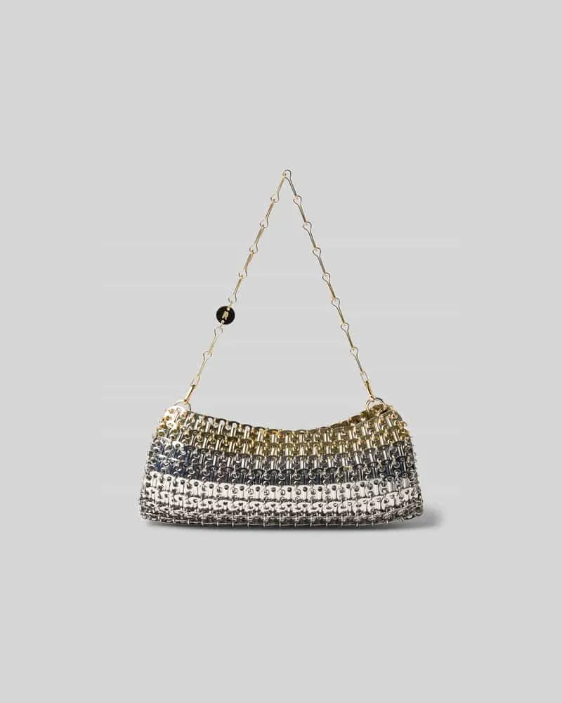 Paco Rabanne Clutch in Ketten-Optik Gold