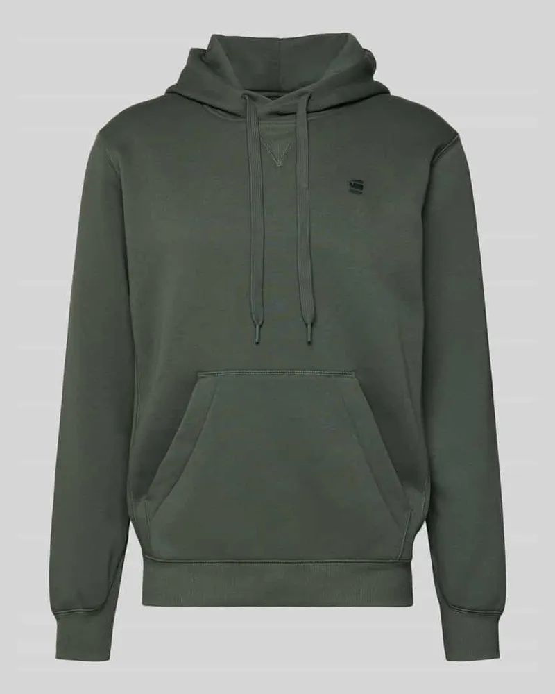 G-STAR RAW Hoodie mit Känguru-Tasche Oliv