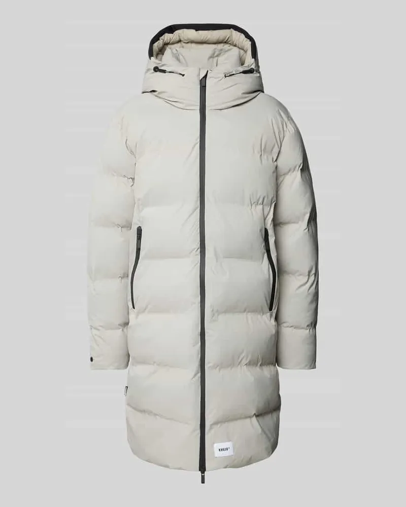 khujo Steppmantel mit Kapuze Modell 'Caius Offwhite