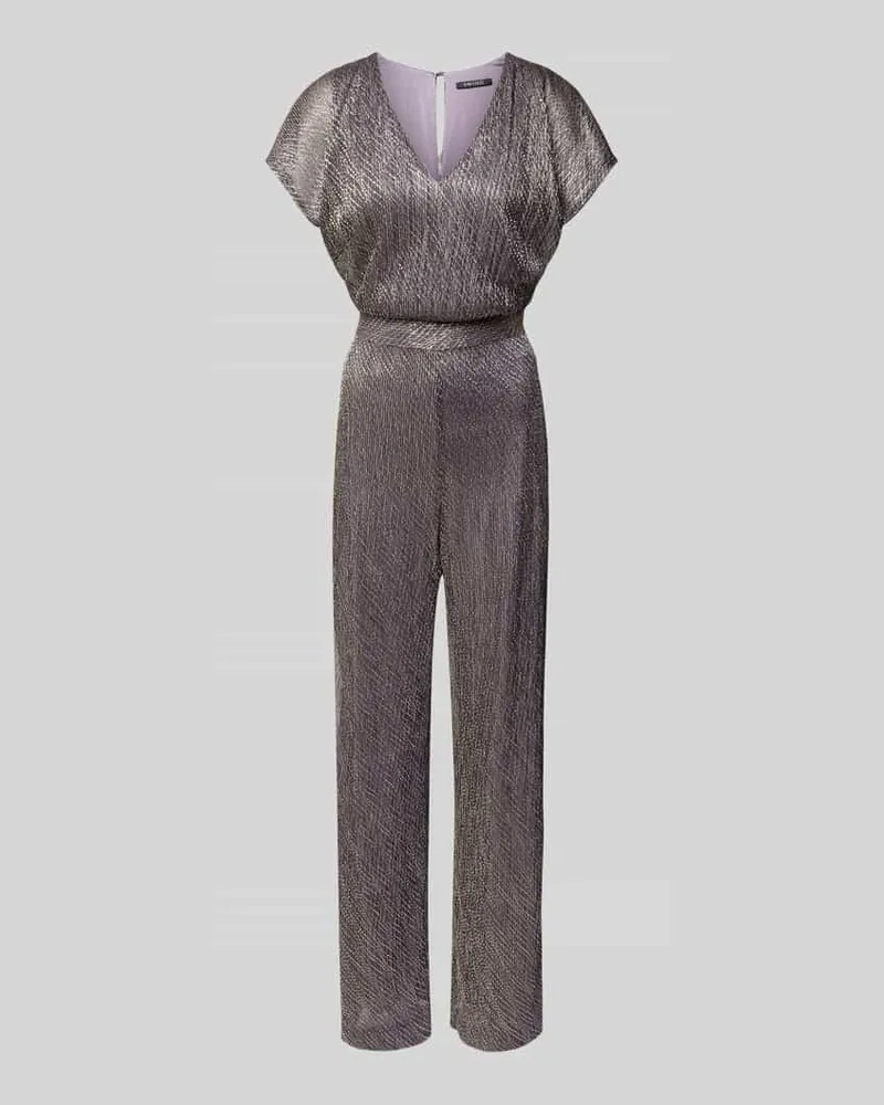 Swing Jumpsuit mit V-Ausschnitt Mauve