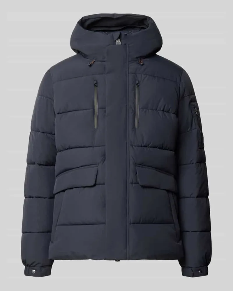 Save The Duck Regular Fit Steppjacke mit Kapuze Modell 'ESPEL Black