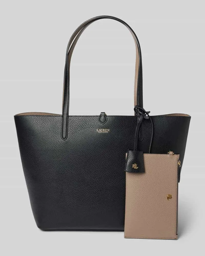 Ralph Lauren Tote Bag mit Label-Anhänger Black