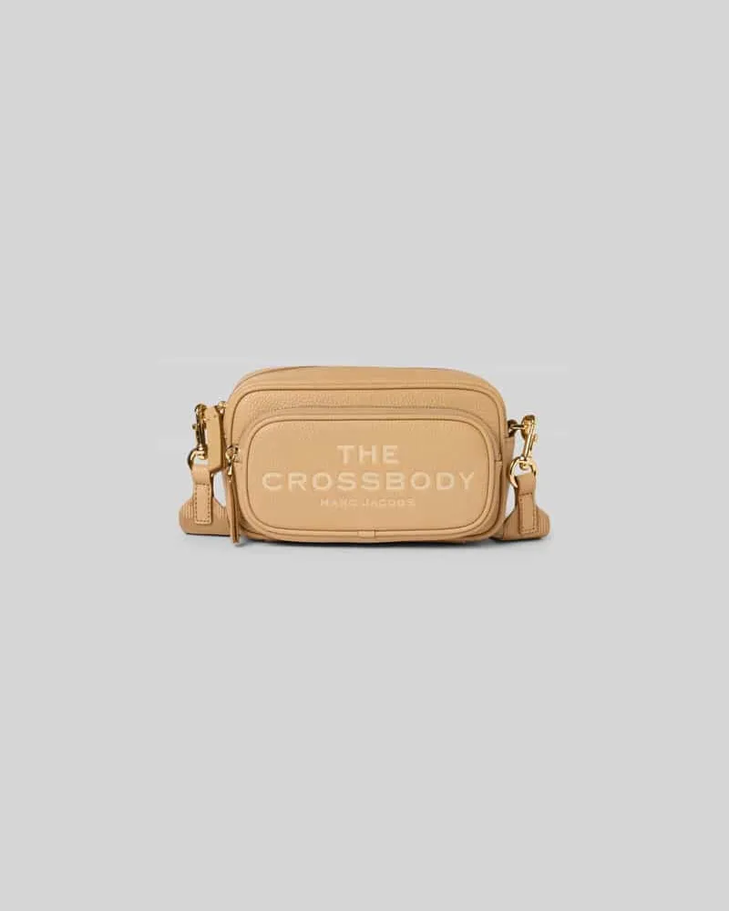 Marc Jacobs Crossbody Bag aus echtem Rindsleder Camel