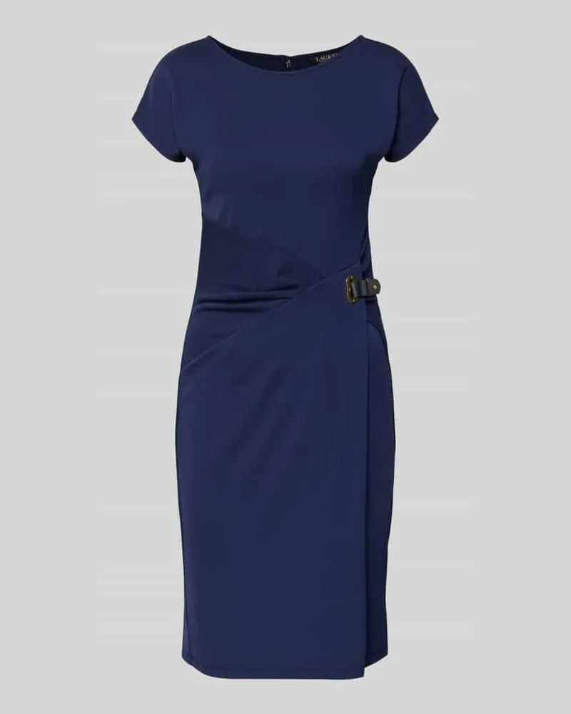 Ralph Lauren Eng anliegendes Businesskleid mit Gürtel Modell 'JAVAS Marine