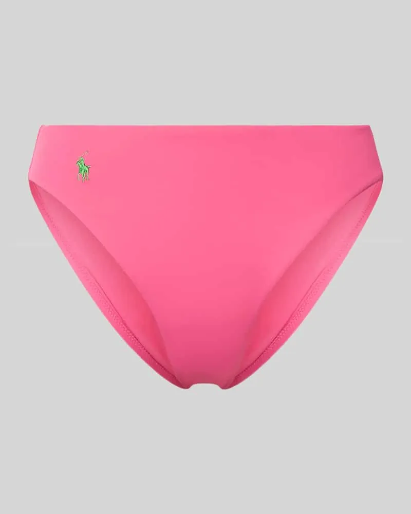 Ralph Lauren Bikini-Hose mit Logo-Stitching Pink