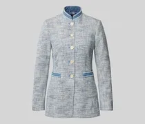 Blazer mit Stehkragen und aufgesetzten Eingrifftaschen