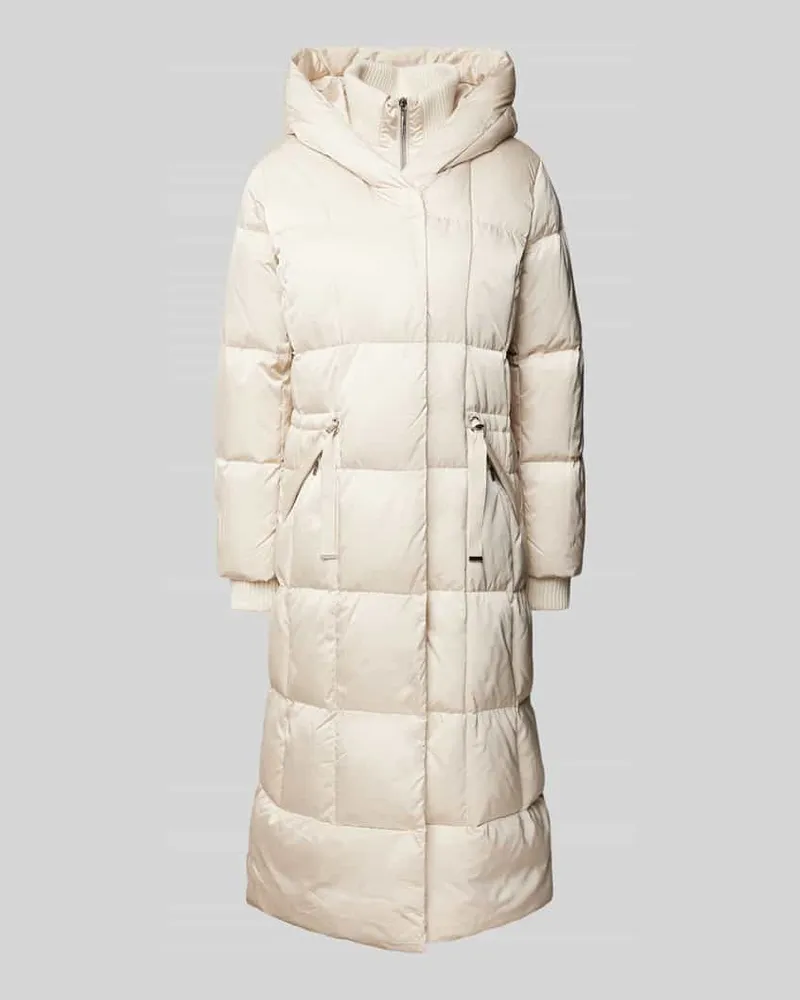 COMMA Steppmantel mit Kapuze Offwhite