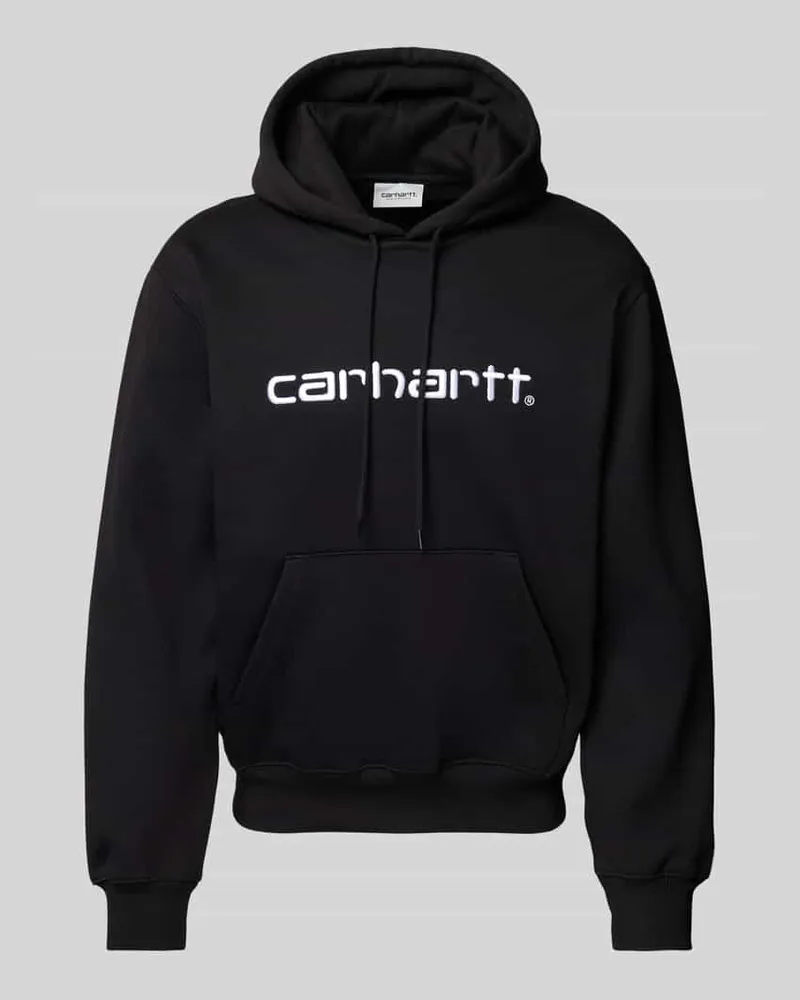 Carhartt WIP Hoodie mit Label-Stitching Black