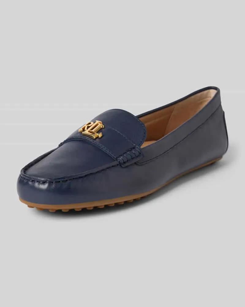 Ralph Lauren Loafer aus echtem Rindsleder Modell 'BARNSBURY Marine