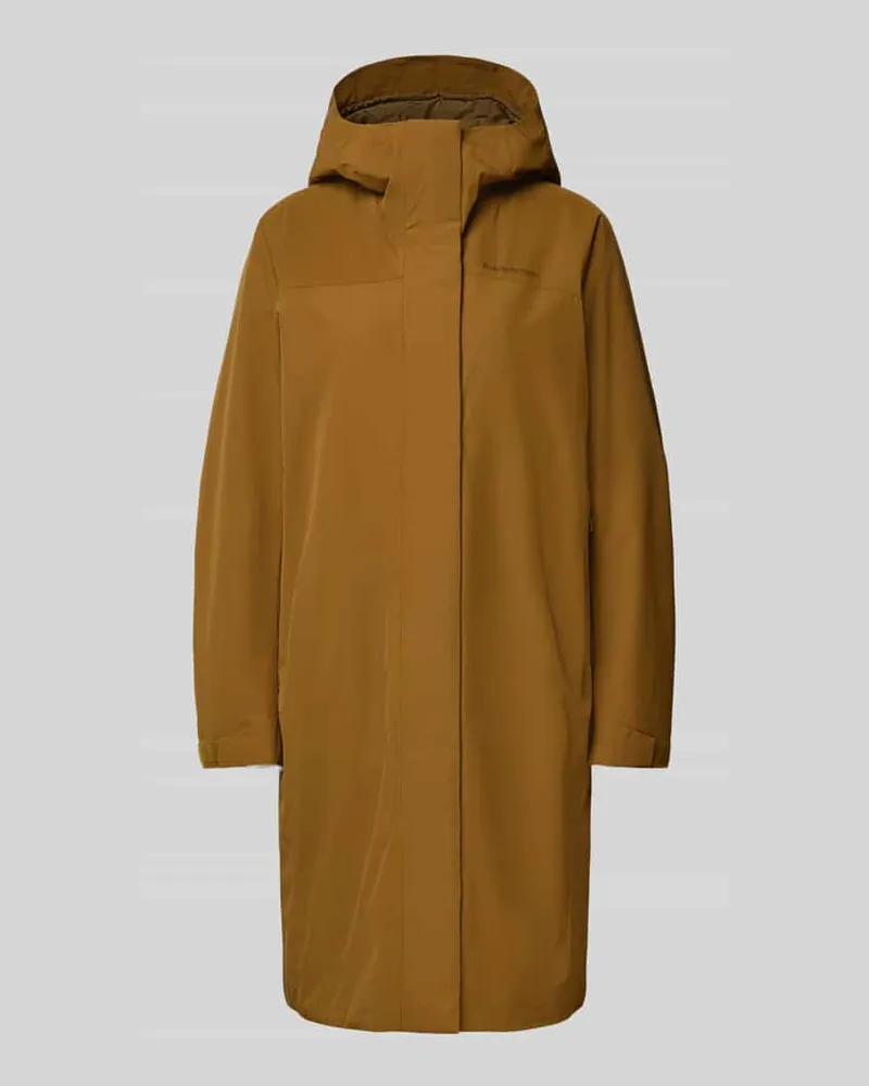 Peak Performance Regular Fit Parka mit Logo-Print Modell 'Treeline Khaki