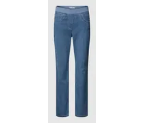 Slim Fit Jeans mit elastischem Bund Modell 'Pamina Fun