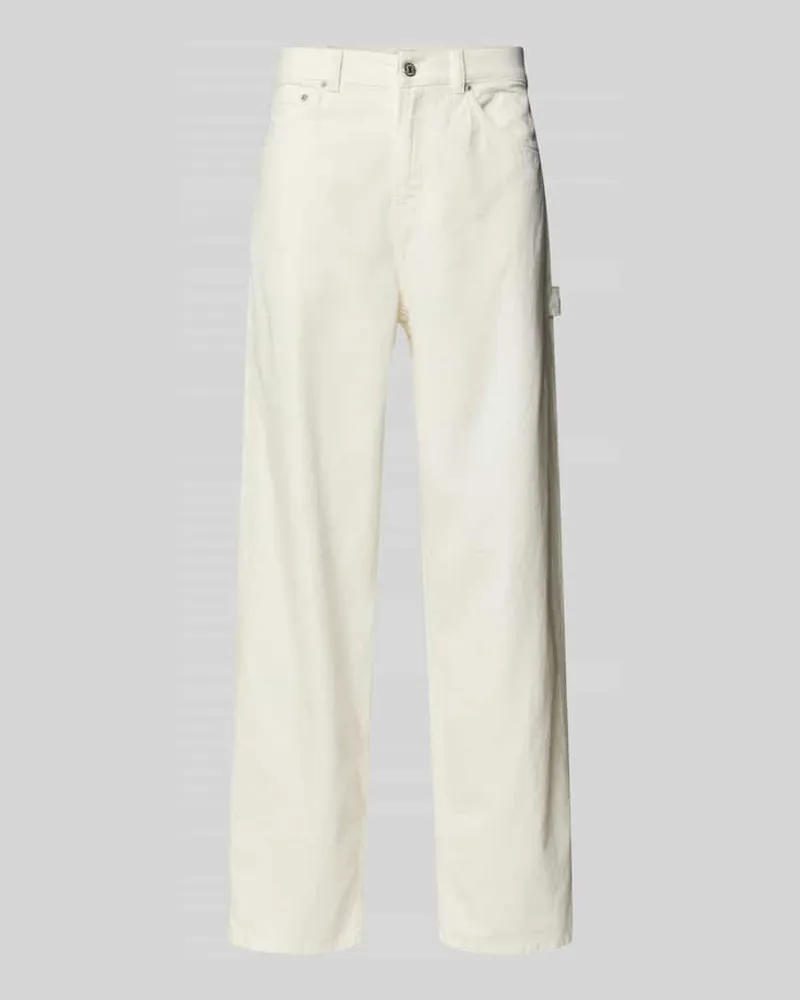 LES DEUX Regular Fit Jeans im 5-Pocket-Design Modell 'Carpenter Offwhite