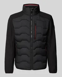 Tom Tailor Regular Fit Funktionsjacke mit Steppnähten Black