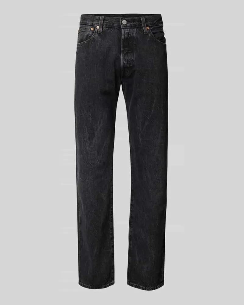 Levi's Straight Fit Jeans Modell '501 Black